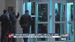 Police shoot suspect after CVS holdup