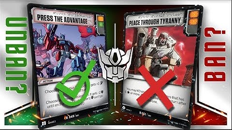 Unban? Ban? (Transformers TCG Talk)