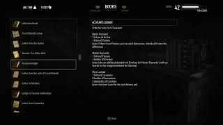 BOOKS: Accounts ledger (Witcher 3 In-Game Lore Read Aloud)