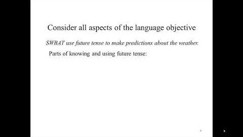 LO 4 Teaching Your Language Objectives