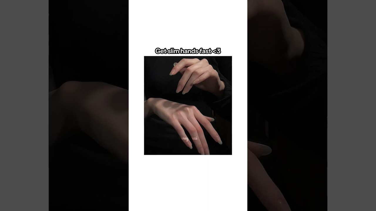 How to reduce finger fat!🤍 