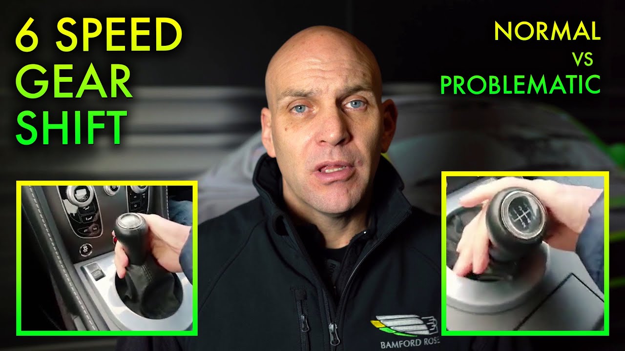 V8 vantage 6 speed manual, the normal stiff gear shift vs a problematic