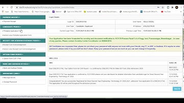 How to Check Direct Second Year Engineering CAP Round 1 Allotment DSY Admission Link in Description.