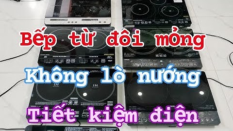 Bếp từ đôi mỏng không lò nướng, tiết kiệm điện, có HẸN GIỜ hàng nội địa Nhật Bản LH 0919407501