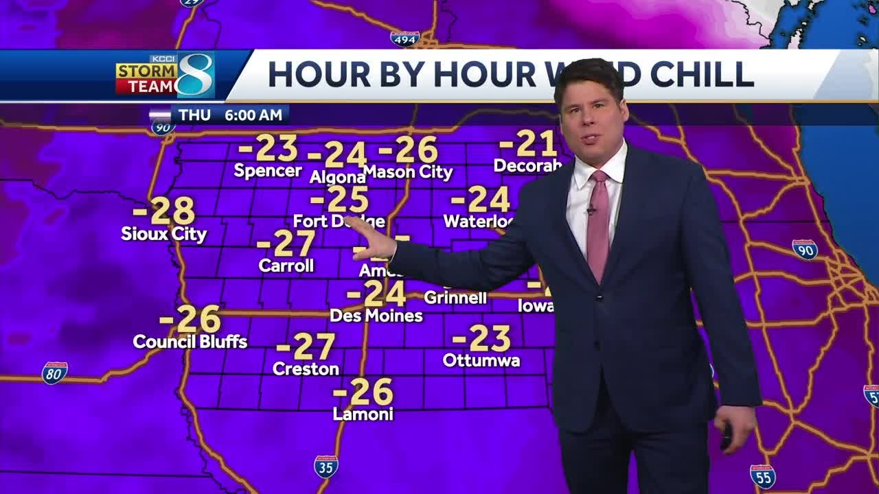 Iowa weather: More dangerously cold mornings ahead - YouTube