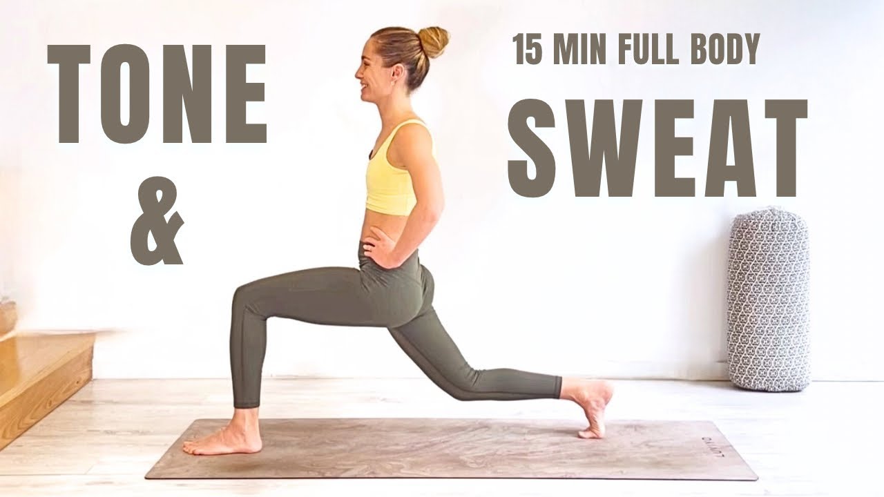 15 Min Full Body Yoga Burn | Build Strength, Tone & Sweat - YouTube