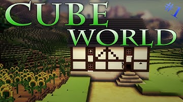 Cube world (Alpha) Multiplayer Adventures | Ep.1 | That is a big tree!