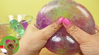 Diy Stressbal Van Kapotte L Orbeez Diy Fun Regenboogbal