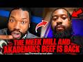 Meek Mill CONFRONTS Akademiks After Lil Durk Not Guilty Verdict & THREATENS To Pull Up TO SL🅰️P Him😮