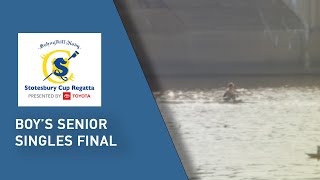 Stotesbury Cup Regatta 2022 Boy's Senior Singles Final