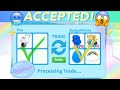 Trading the RAREST stroller in Roblox Adopt me!