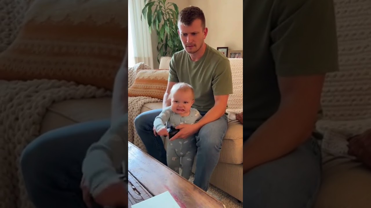 😂 Mom Tries to Boss Dad… Baby Says NO WAY! 🚫