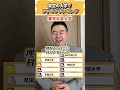 架空の大学でアドリブランキング! #コバショー #個別指導塾castdice #大学受験 #shorts #ランキング
