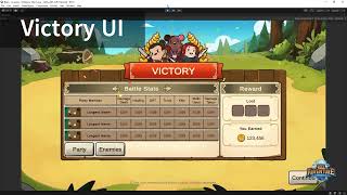 2D Animation Time-lapse | Victory UI [1/2] | Reel Adventure | Unity