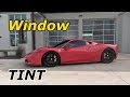 How the Pros Install Window Tint on my Ferrari 458 Italia