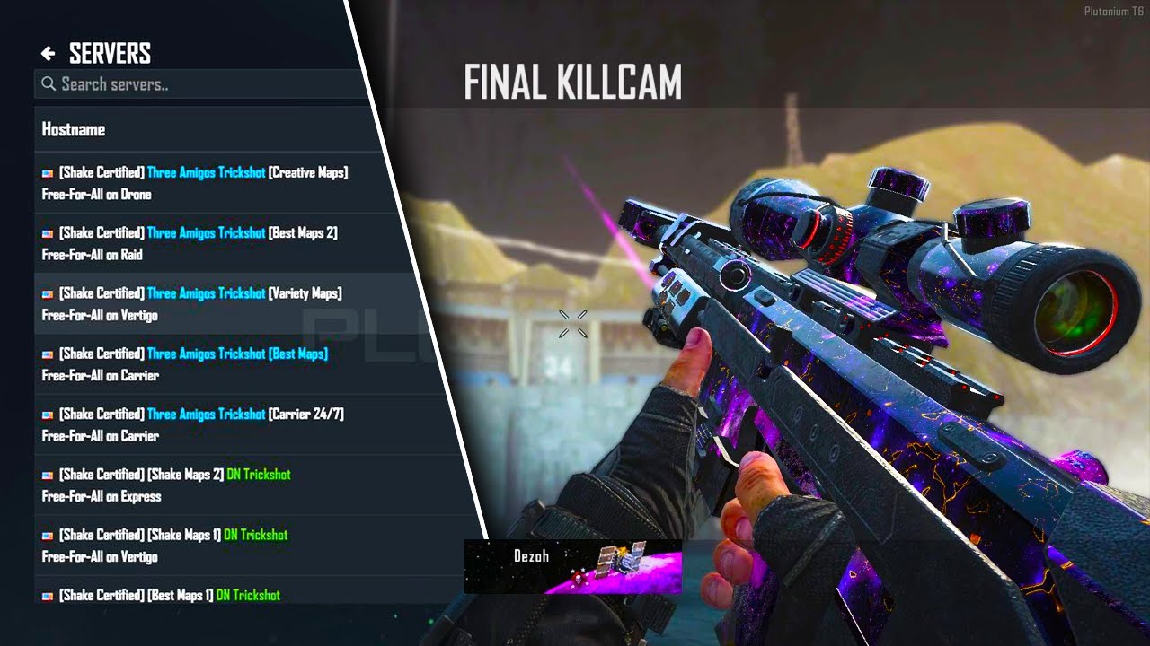 I WITNESSED THE CRAZIEST TRICKSHOT EVER! (BO2 Plutonium Trickshotting w/ 20 SHOTS!)