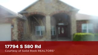 17794 S 580 Rd video tour