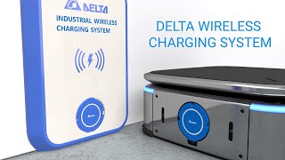 Delta Wireless Charging System for AGVs, AMRs & Industrial e-Vehicles