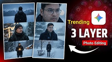 Instagram Trending Ai Snowfall Photo Editing Prompts | 3 Layer Google Gemini Photo Editing Tutorial