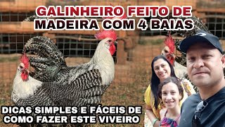 Viveiro Ou Galinheiro Feito De Madeira Com 4 Baiasdicas Simples E Fácei De Como Fazer Este Viveiro