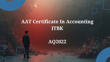 ITBK - Session 1 - Double Entry Bookkeeping