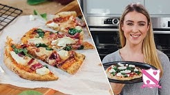 Goats Cheese & Caramalized Onion Naan Bread Pizza Hack - In The Kitchen With Kate 