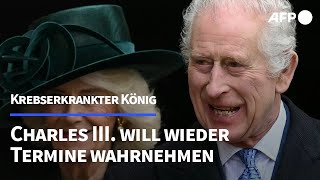 Charles III. kehrt am Dienstag in die Öffentlichkeit zurück | AFP