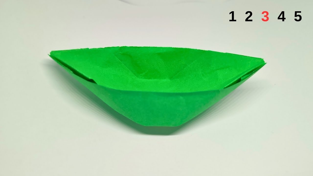 Origami Bot Yapımı | Easy Origami Boat Anyone Can Do! - YouTube