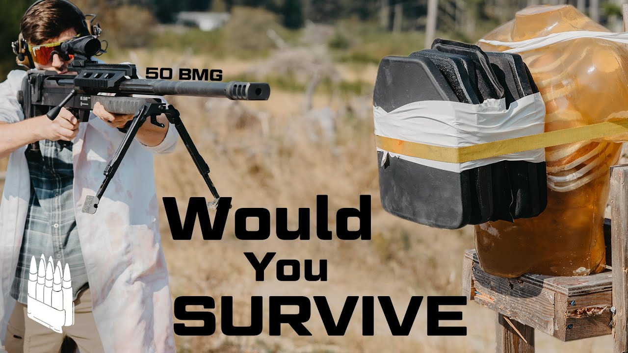 ⁣Can body armor stop a 50 CAL? Could You survive if it did?