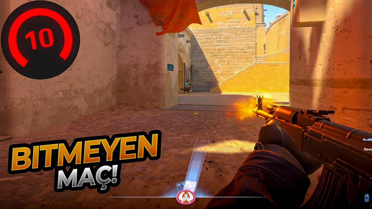 CS2 - Faceit 2800+ ELO | Mirage | Bitmeyen Maç! (CS2 POV/Gameplay)