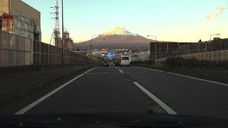 4K　静岡県富士市・富士見大通り→国道139号・西富士道路　富士宮市まで