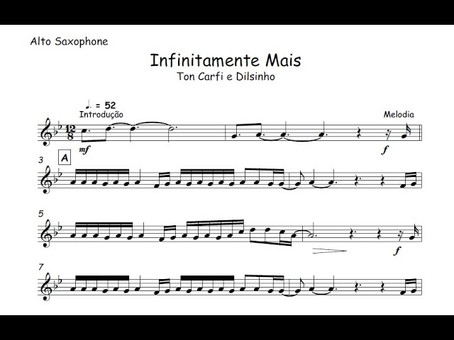 Partitura INFINITAMENTE MAIS - Ton Carfi - Violoncelo 