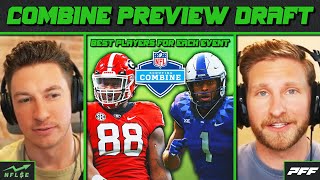 2023 Combine Preview Draft (Best Players For Each Event) | NFL Stock Exchange