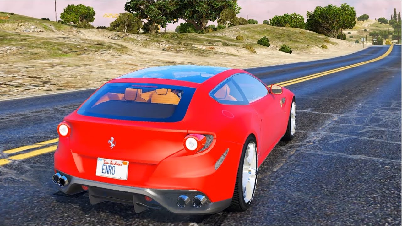 Ferrari FF model 2015 with sunroof GTA MOD _REVIEW YouTube