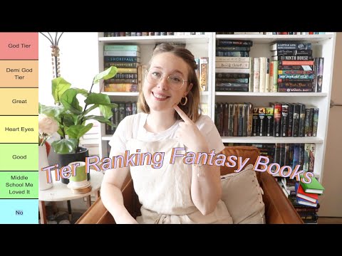 Tier Ranking EVERY Fantasy Book I Have Ever Read (100+ Series!!)