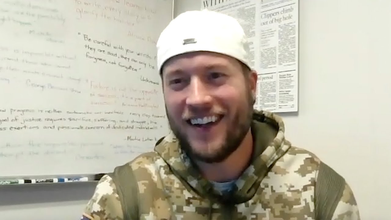 Matthew Stafford On Facing Tom Brady & Buccaneers In Divisional Round, Growth With Odell Beckham Jr.