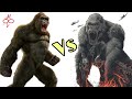 King Kong VS Rampage Monsters (George, Lizzie & Ralph) in Hindi | multi versh