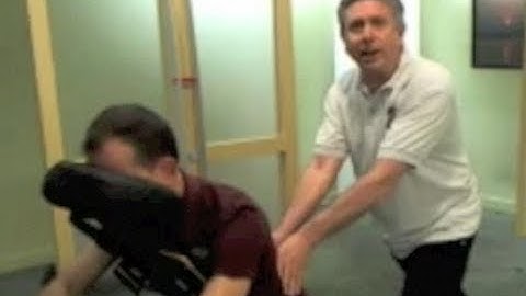 Chair Massage Demo with Father of Chair Massage David Palmer