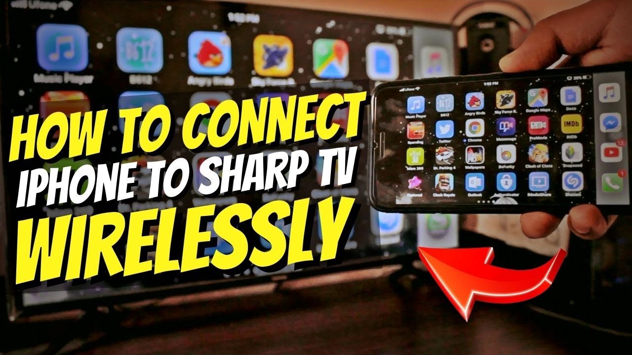 How to Connect Iphone to Sharp Aquos Smart Tv  