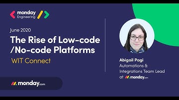 The Rise of Low-code/No-code Platforms | WIT Connect | June 2020