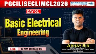 DAY 01 || Basic ElectricalEngineering || PGCIL | SECL | MCL 2026 || @5:00 PM