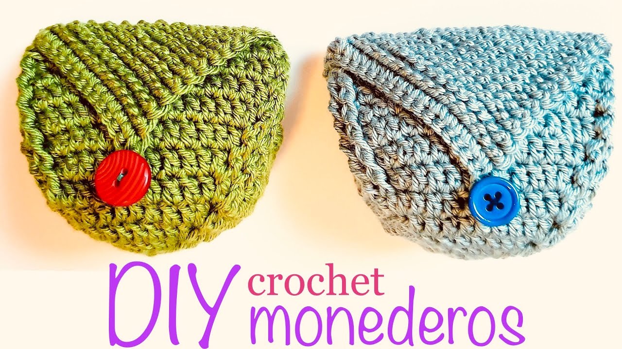 Como tejer monederos a crochet paso a paso YouTube