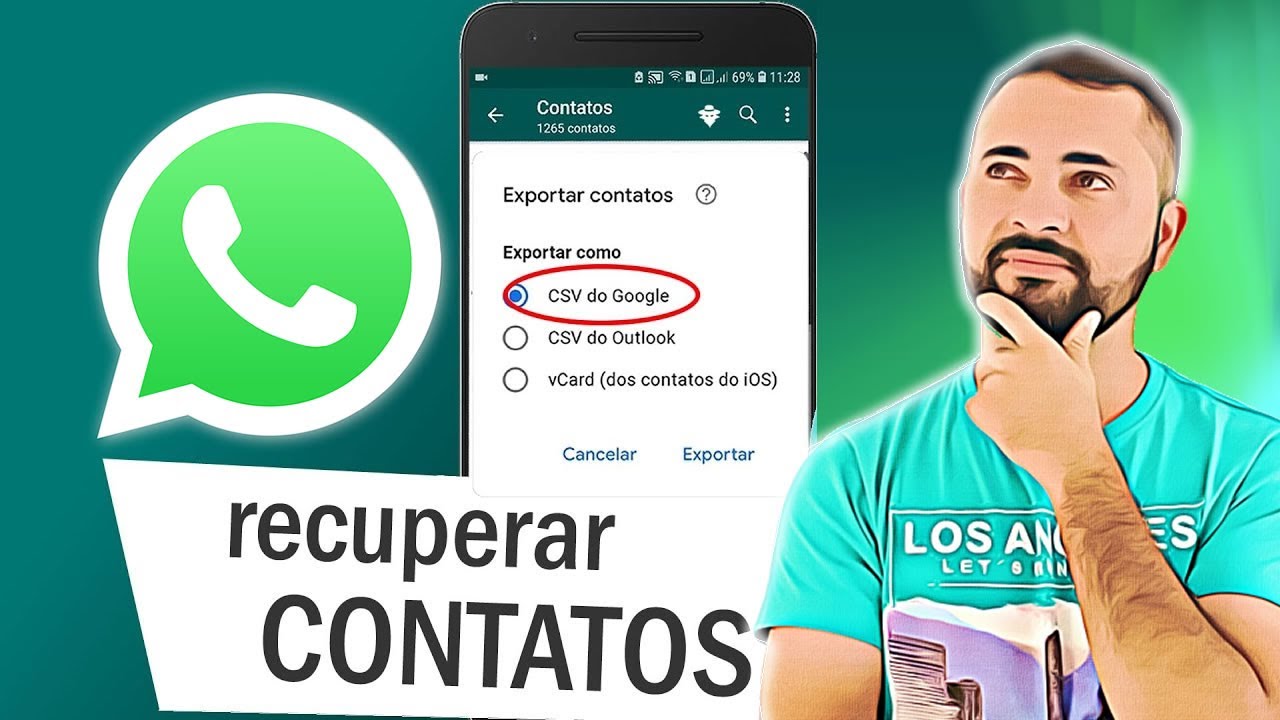 Como Recuperar Um Contato Apagado Do WhatsApp RAPIDO YouTube