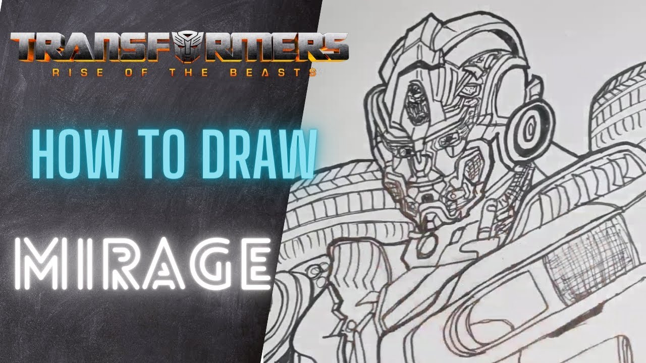 Mirage ( Transformers Rise Of The Beasts ) StepbyStep Tutorial
