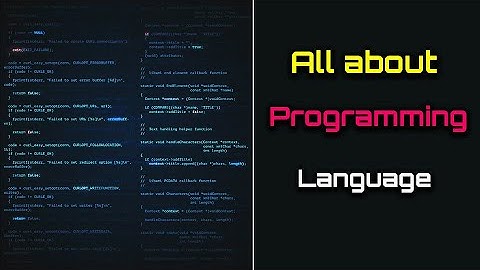 প্রোগ্রামিং ভাষা সম্পর্কে সবকিছু – [হিন্দি] – দ্রুত সহায়তা