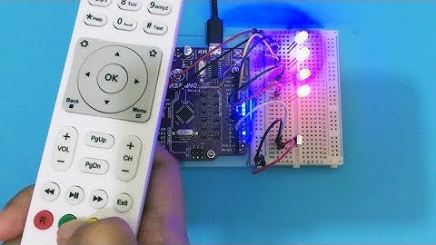 Control LEDs using IR Remote on Arduino #arduinoproject #diy