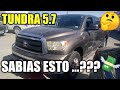 TOYOTA TUNDRA 5.7 ....SABIAS ESTO...??? 😲