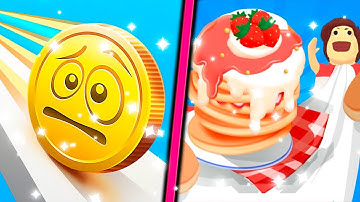 Pancake Run Vs Coin Rush All Levels Android iOS Gameplay Walkthrough 4K Nr 49