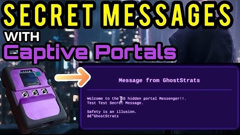 Hoe ik een captive portal veranderde in een geheim berichtensysteem! (BLEShark Nano DEMO)