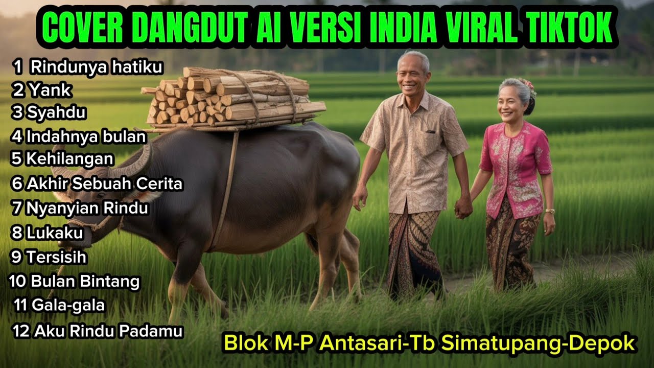 Cover AI dangdut Versi India Viral Tiktok,Rindunya Hatiku, Syahdu, Indahnya Bulan, Yank, Kehilangan,
